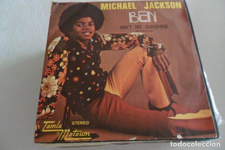 Discos de vinilo: MICHAEL JACKSON - BEN/AINT NO SUNSHINE SINGLE 1972 - Foto 1