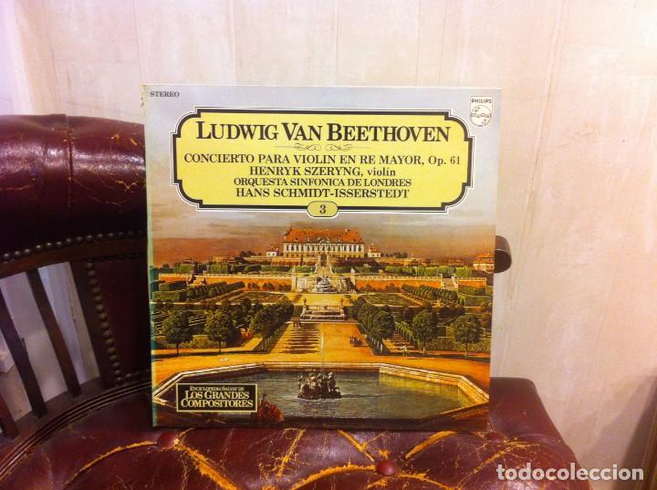 Discos de vinilo: LP. (LOS GRANDES COMPOSITORES, SALVAT) N&ordm; 3, BEETHOVEN