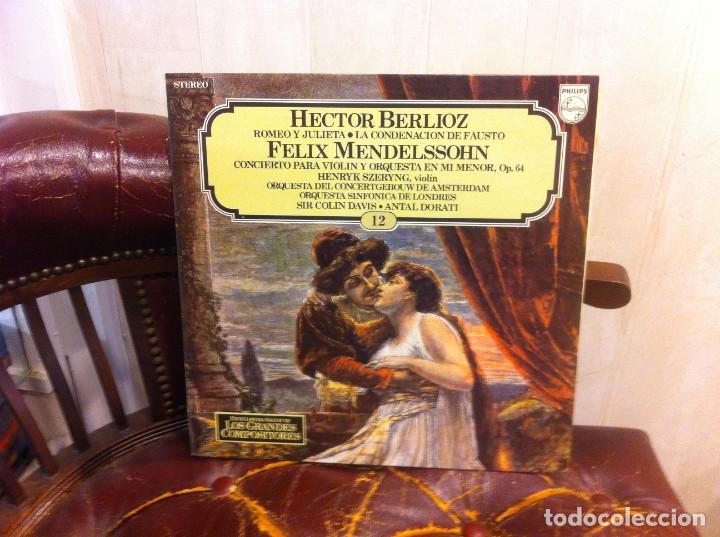 Vinyl-Schallplatten: LP. (LOS GRANDES COMPOSITORES, SALVAT) N&ordm; 12. BERLIOZ-MENDELSSOHN