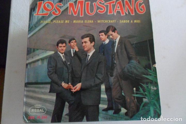 Discos de vinilo: LOS MUSTANG -PLEASE, PLEASE ME + 3 EP 1964 - Foto 1