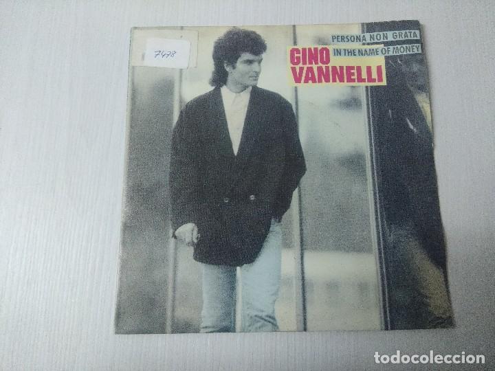 Discos de vinilo: GINO VANNELLI/PERSONA NON GRATA/SINGLE. - Foto 1