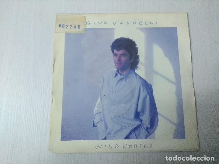Discos de vinilo: GINO VANNELLI/WILL HORSES/SINGLE. - Foto 1