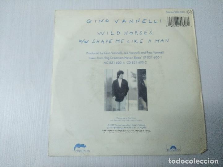 Discos de vinilo: GINO VANNELLI/WILL HORSES/SINGLE. - Foto 3
