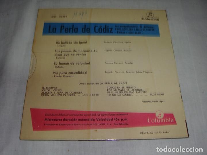 Discos de vinilo: LA PERLA DE C&Aacute;DIZ. - Foto 2