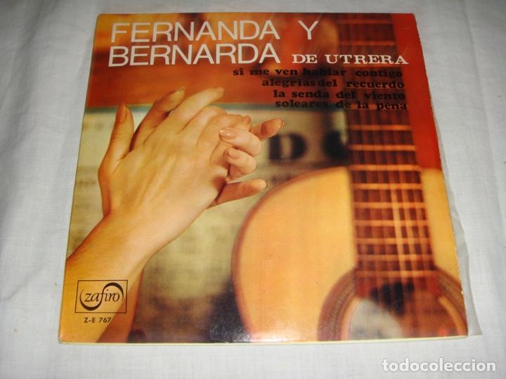 Discos de vinilo: Fernanda y Bernarda de Utrera. - Foto 1