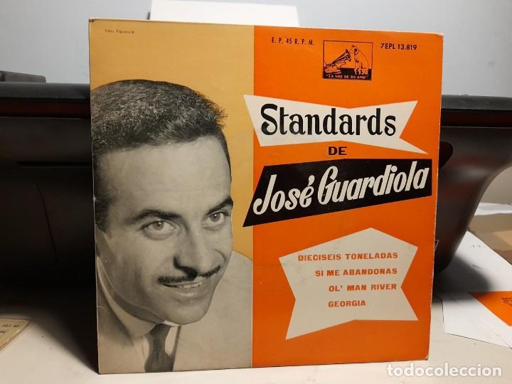 Discos de vinilo: EP JOSE GUARDIOLA : DIECISEIS TONELADAS + 3 - Foto 1
