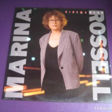 Discos de vinilo: MARINA ROSSELL – CINEMA BLAU - LP EPIC 1990 - CANÇO CATALANA 70'S 80'S - JOAN BIBILONI