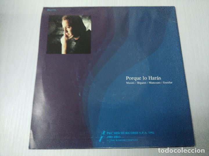 Discos de vinilo: MARCO MASINI/PORQUE LO HARAS/SINGLE. - Foto 3