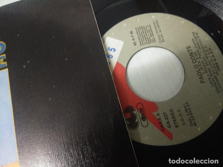 Discos de vinilo: PAOLO CONTE/MAX/SINGLE PROMOCIONAL. - Foto 2