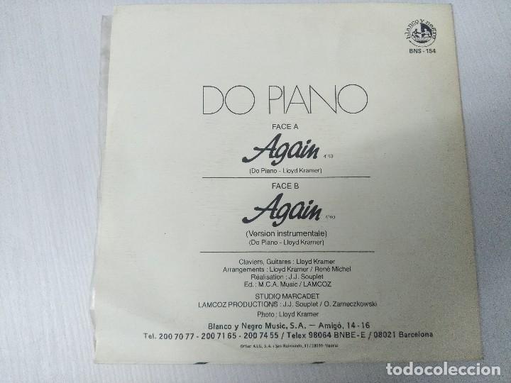 Discos de vinilo: DO PIANO/AGAIN/SINGLE PROMOCIONAL. - Foto 3