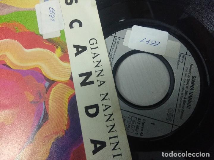 Discos de vinilo: GIANNA NANNINI/SCANDALO/SINGLE. - Foto 2
