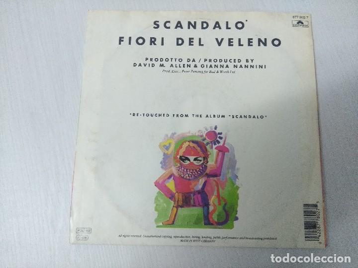 Discos de vinilo: GIANNA NANNINI/SCANDALO/SINGLE. - Foto 3