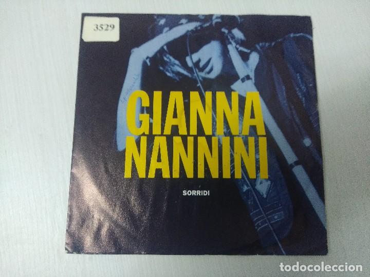Discos de vinilo: GIANNA NANNINI/SORRIDI/SINGLE. - Foto 1