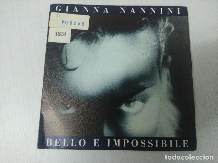 Discos de vinilo: GIANNA NANNINI/BELLO E IMPOSSIBILE/SINGLE. - Foto 1