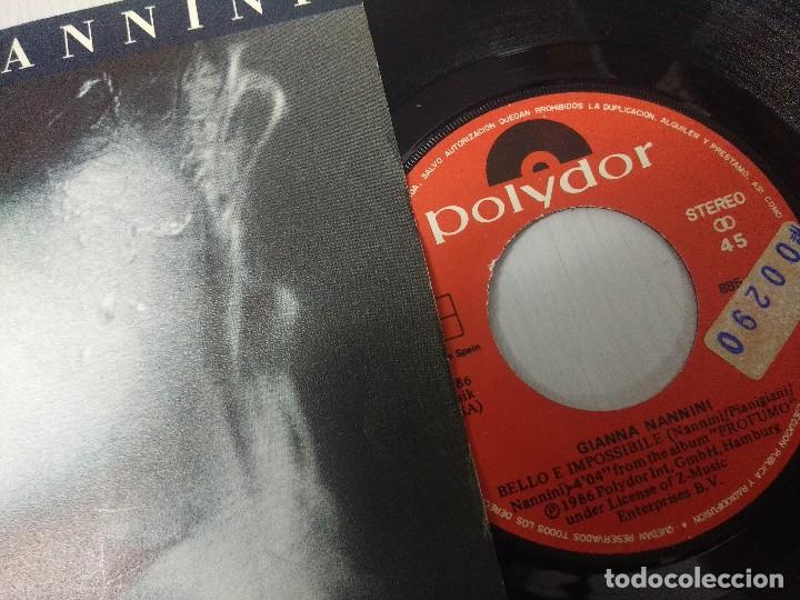 Discos de vinilo: GIANNA NANNINI/BELLO E IMPOSSIBILE/SINGLE. - Foto 2