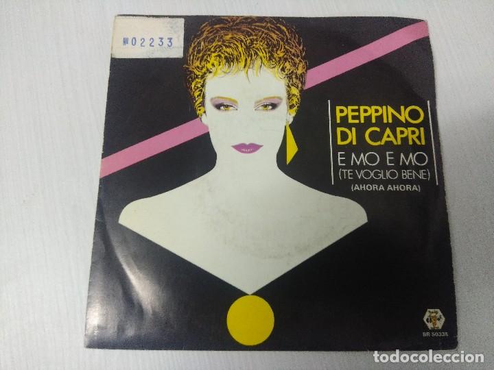 Discos de vinilo: PEPPINO DI CAPRI/E MO E MO/SINGLE PROMOCIONAL. - Foto 1