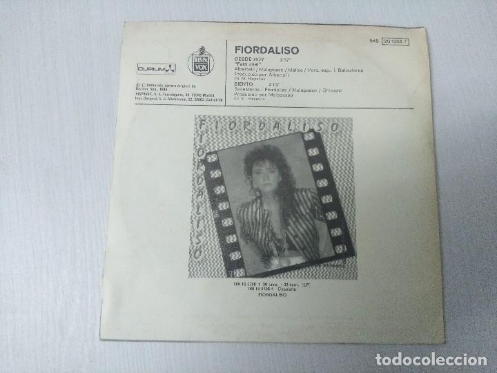 Discos de vinilo: FIORDALISO/DESDE HOY/SINGLE. - Foto 3