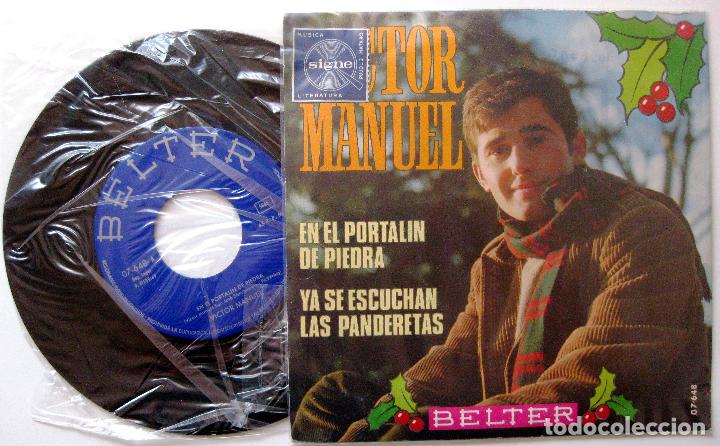 Discos de vinilo: Victor Manuel - En El Portalin De Piedra - Single Belter 1969 BPY - Foto 2 - 298470003