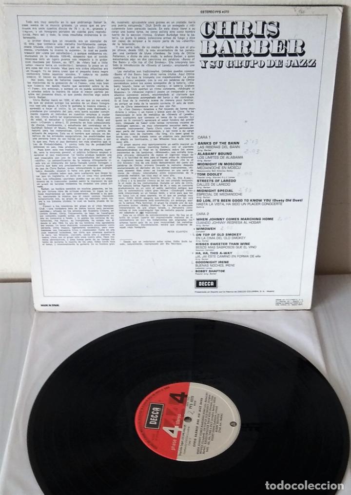 Discos de vinilo: CHRIS BARBER - FOLK BARBER STYLE DECCA - 1966 - Foto 2