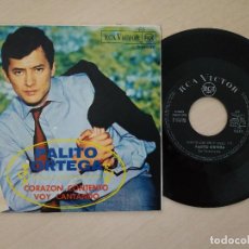 Discos de vinilo: PALITO ORTEGA - CORAZÓN CONTENTO / VOY CANTANDO - SINGLE DE VINILO DE 1968 - (EXCELENTE ESTADO)