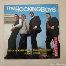 Discos de vinilo: THE ROCKING BOYS - NO TE LO CREES NI TU / MONDAY MONDAY / ALGO / NO SE - RARO EP 1966 COMO NUEVO. Lote 298503383