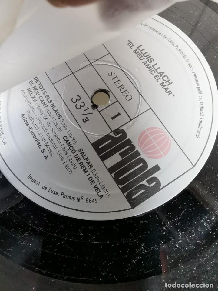 Discos de vinilo: Lluis Llach - El meu amic el mar - Ariola 25630-I - 1978 - Foto 5