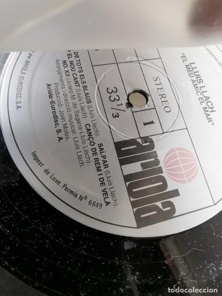 Discos de vinilo: Lluis Llach - El meu amic el mar - Ariola 25630-I - 1978 - Foto 6