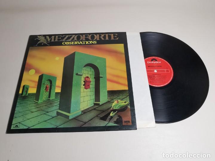 Discos de vinilo: MEZZOFORTE ( OBSERVATIONS ) 1984 - SPAIN LP33 POLYDOR - Foto 2