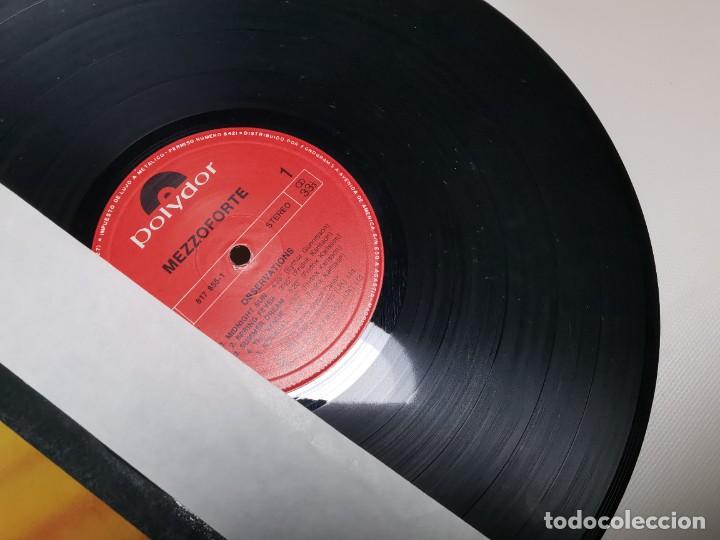 Discos de vinilo: MEZZOFORTE ( OBSERVATIONS ) 1984 - SPAIN LP33 POLYDOR - Foto 7