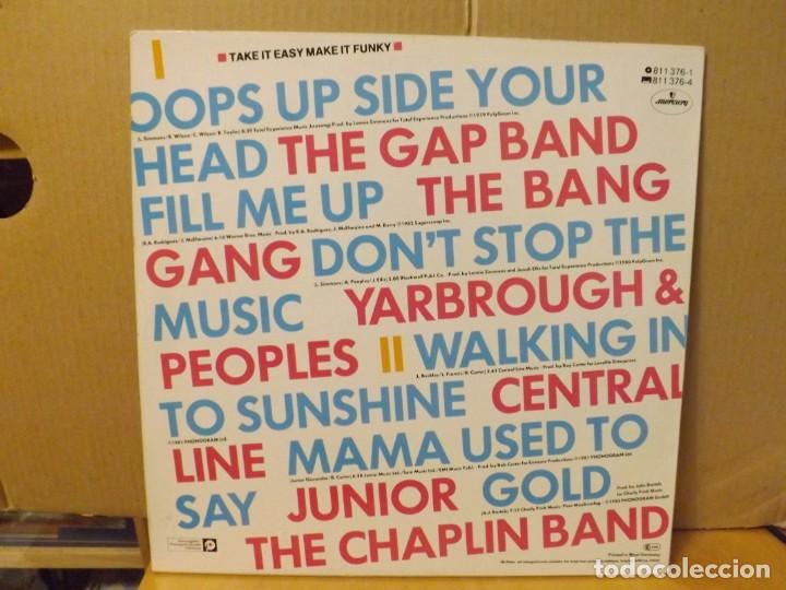 Discos de vinilo: TAKE IT EASY MAKE IT FUNKY ---- JUNIOR,GAP BAND,CENTRAL LINE .... - Foto 2