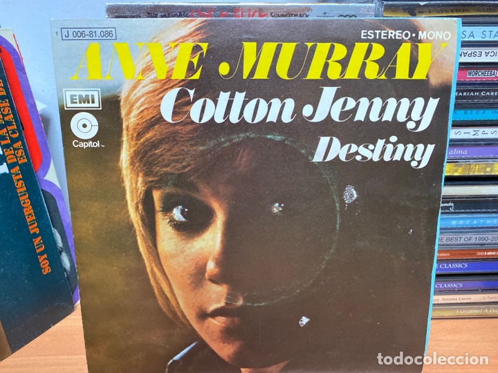Discos de vinilo: Anne Murray - Cotton Jenny (7&rdquo;, Single) - Foto 1