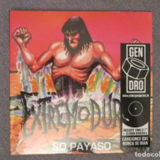Discos de vinilo: EXTREMODURO: SO PAYASO (SINGLE + CD) - NUEVO PRECINTADO. Lote 298525163