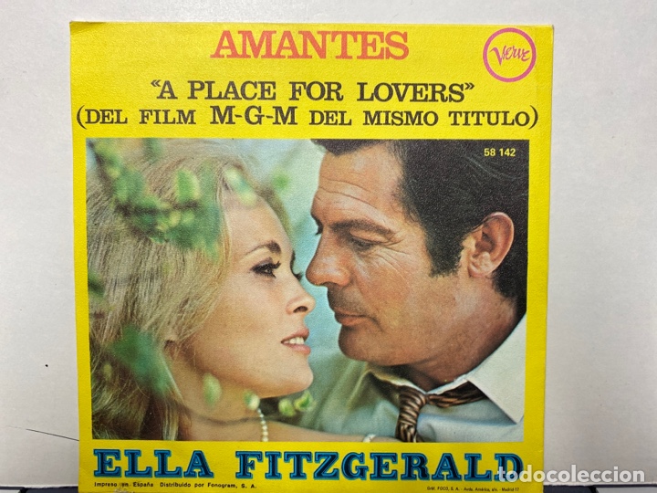 Discos de vinilo: Ella Fitzgerald - A Place For Lovers (7&rdquo;, Single) - Foto 1
