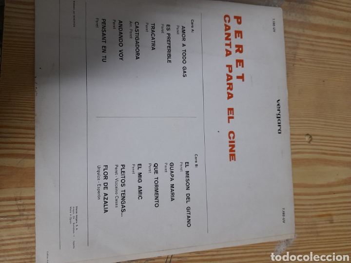 Discos de vinilo: Vinilo de Peret - Foto 2