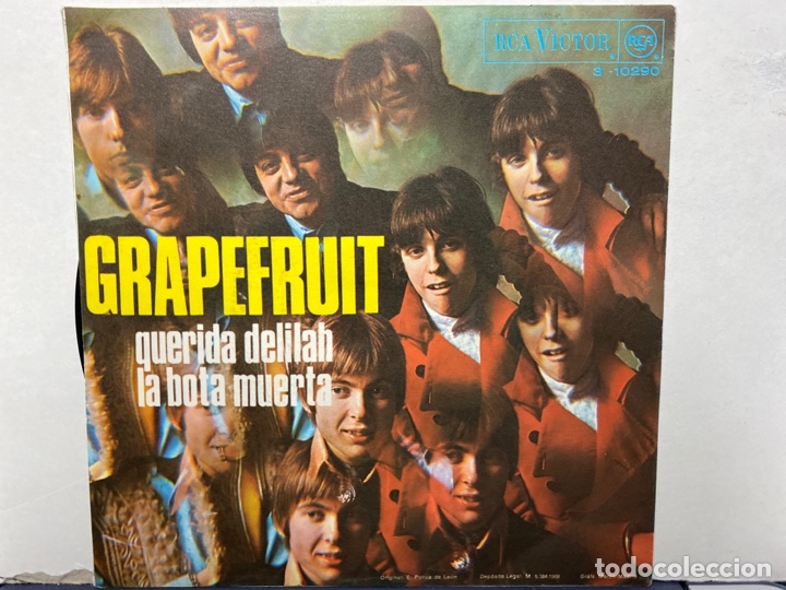 Discos de vinilo: Grapefruit - Querida Delilah / La Bota Muerta (7&rdquo;, Single) - Foto 2