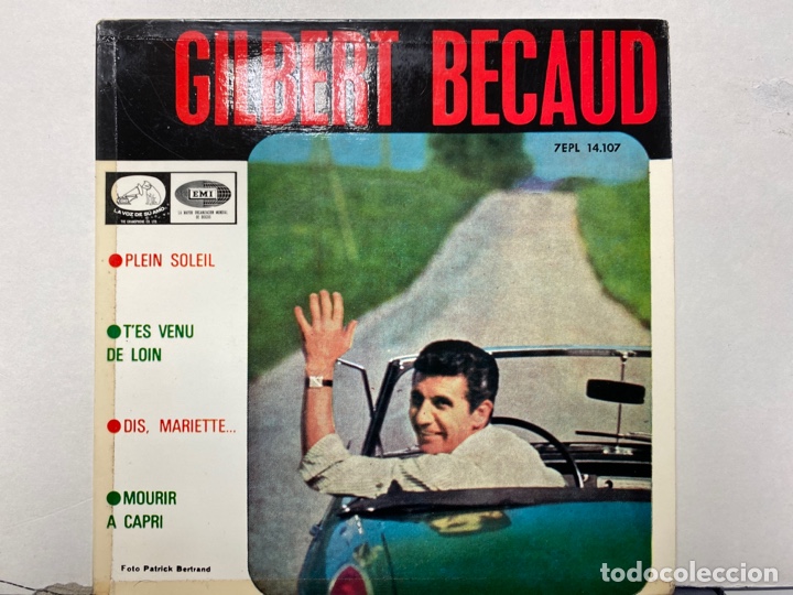 Discos de vinilo: Gilbert Becaud - Plein Soleil (7&rdquo;, EP) - Foto 1