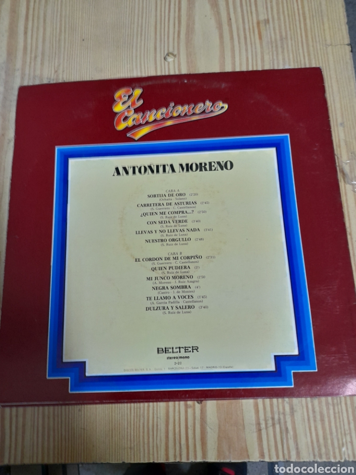 Discos de vinilo: Vinilo de Anto&ntilde;ita Moreno - Foto 2