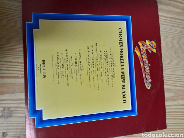 Discos de vinilo: Vinilo de Carmen Morell y Pepe Blanco - Foto 3