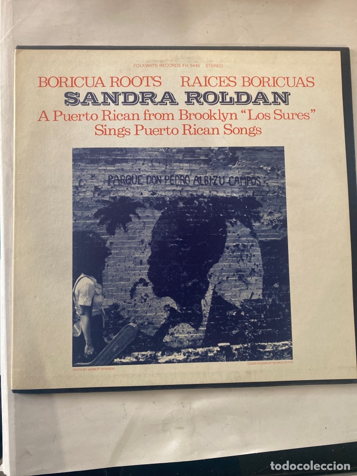 Disques de vinyle: BORICUA ROOTS RAICES BORICUAS-SANDRA ROLDAN-1978-USA-NUEVO-RARO
