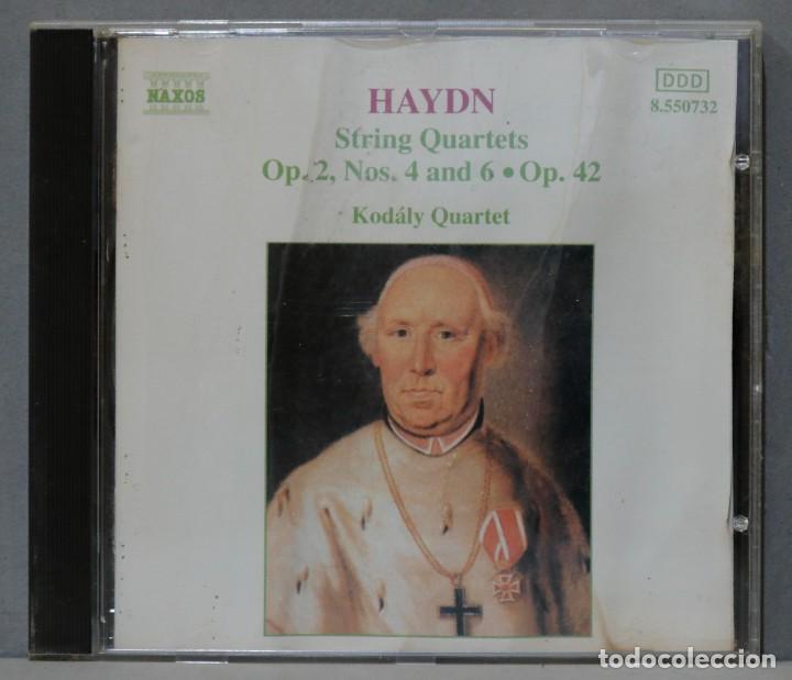 Discos de vinilo: CD. Haydn. Kod&aacute;ly Quart et.String Quartets Op. 2, Nos. 4 And 6 - Op. 42 - Foto 1