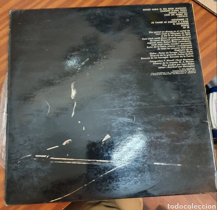 Discos de vinilo: Lluis Llach a lOlympia - Foto 3