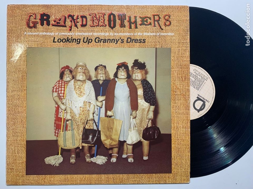 Vinyl records: lp The Grandmothers &ndash; Looking Up Granny's Dress edicion alemana de 1982