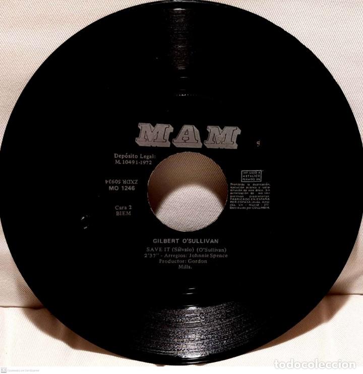 Discos de vinilo: Gilbert OSullivan &lrm;&ndash; Alone Again (Naturally) / Save It - Foto 2