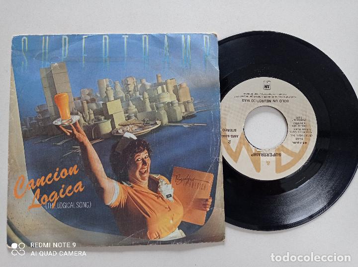Discos de vinilo: SUPERTRAMP - Cancion Logica - SINGLE A&M ESPA&Ntilde;A 1978 - Foto 1
