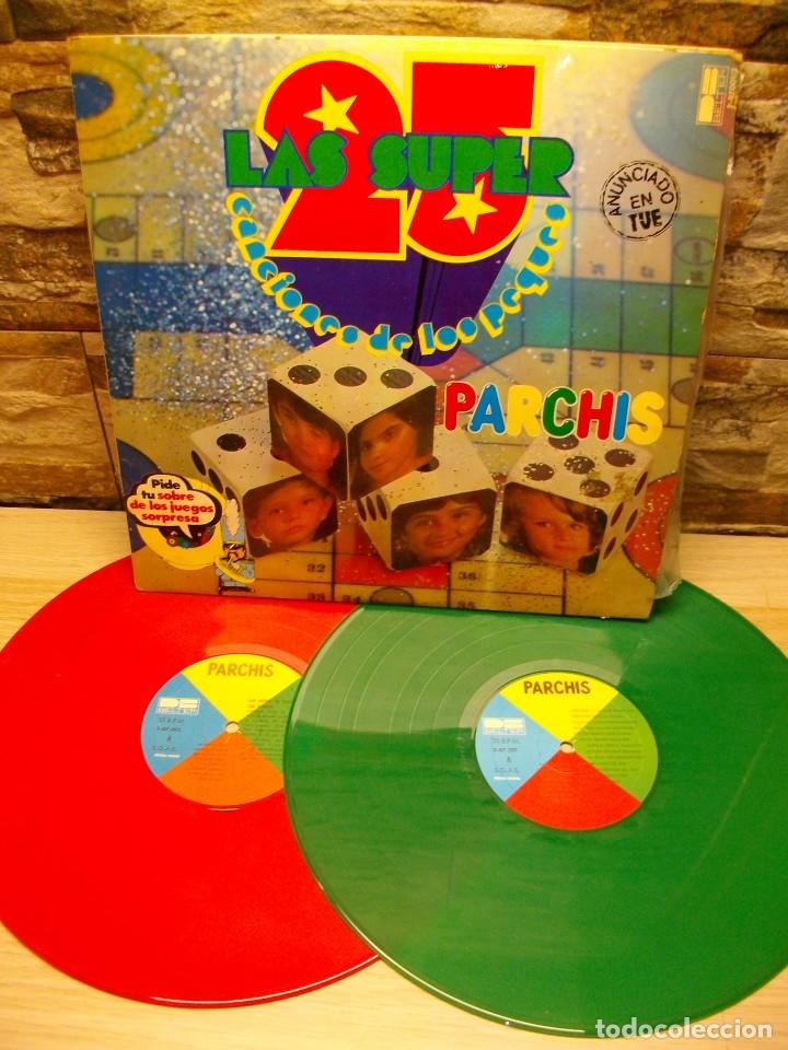Discos de vinilo: PARCH&Iacute;S LAS 25 SUPERCANCIONES de los PEQUES LP - Foto 1