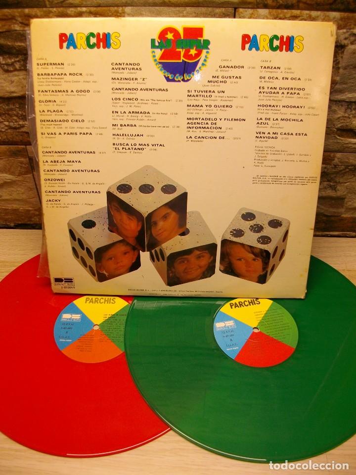 Discos de vinilo: PARCH&Iacute;S LAS 25 SUPERCANCIONES de los PEQUES LP - Foto 3