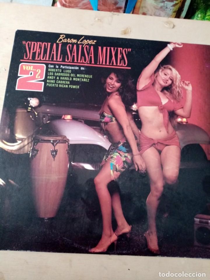 Discos de vinilo: SPECIAL SALSA MIXES. BARON LOPEZ - Foto 1