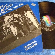 Discos de vinilo: RUFUS & CHAKA KHAN UK 12” MAXI 1979 DO YO LOVE WHAT YOU FEEL SPECIAL U.S. DISCO MIX DISCO FUNK SOUL