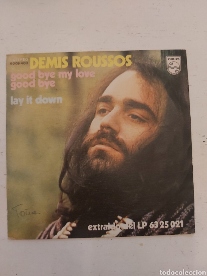 Discos de vinilo: DEMIS ROUSSOS. GOOD BYE MY LOVE. - Foto 2 - 298846078
