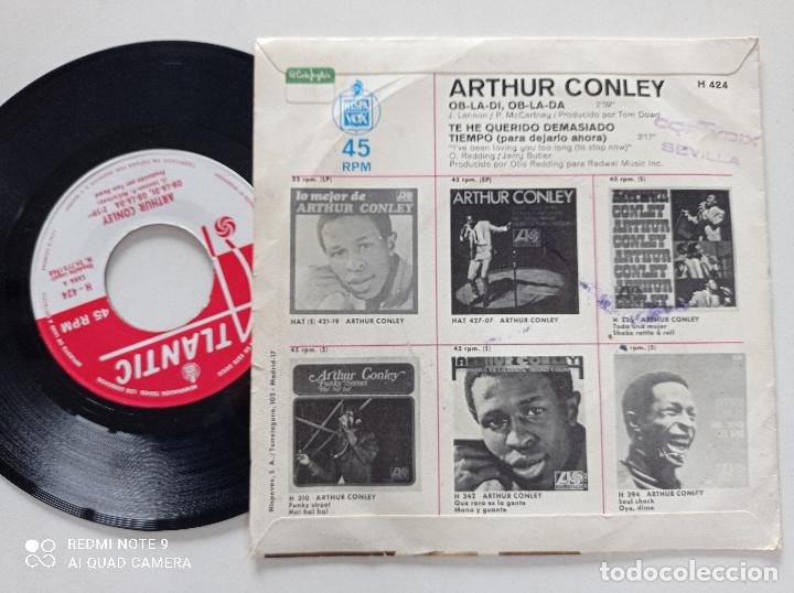 Discos de vinilo: ARTHUR CONLEY -Ob La Di Ob La Da- SINGLE ATLANTIC HISPAVOX 1968 - Foto 2